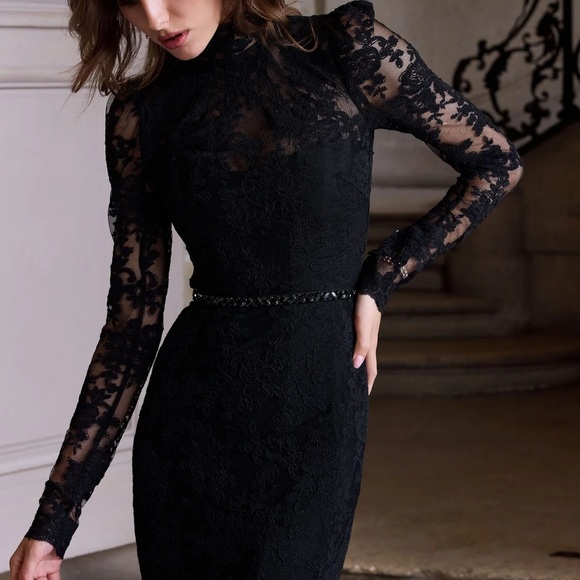 V Chapman the Jules dress in black - Picture 3 of 13